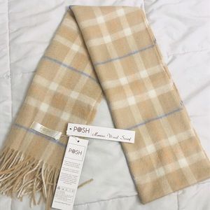 Posh Fleece Merino Wool Scarf (100% Wool)